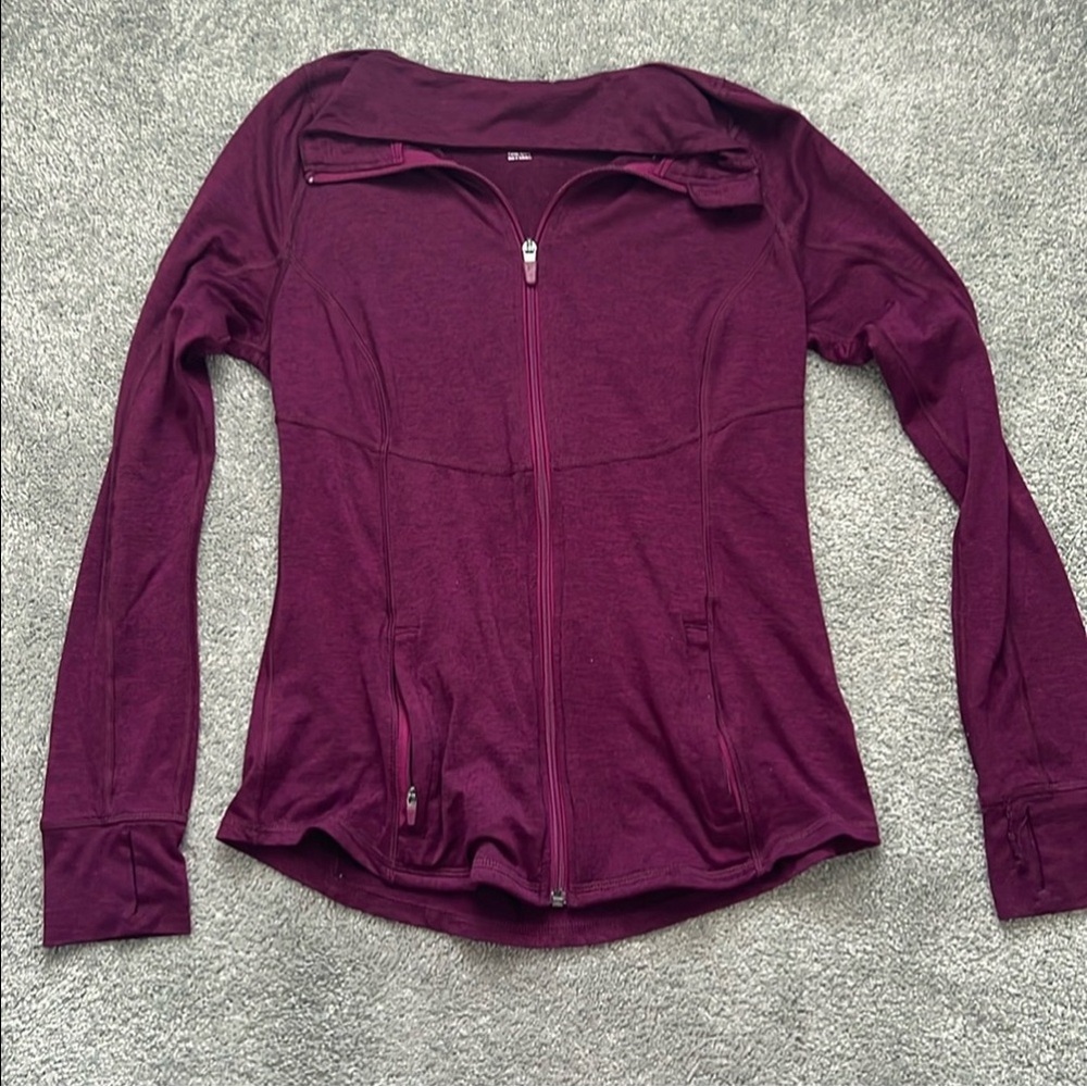 Old Navy Women's Burgundy Zip-Up Jacket